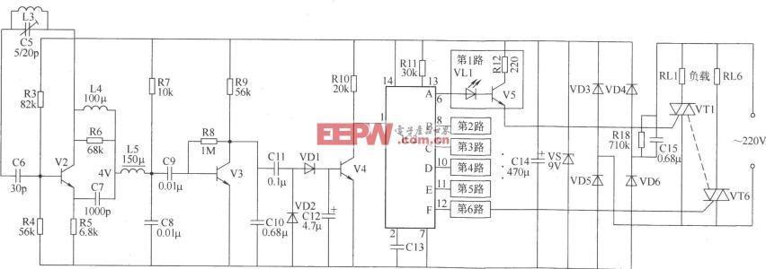 220v电源开关怎么接线