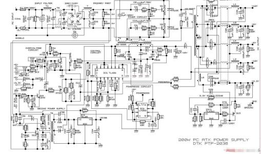 220v开关电源电路图讲解