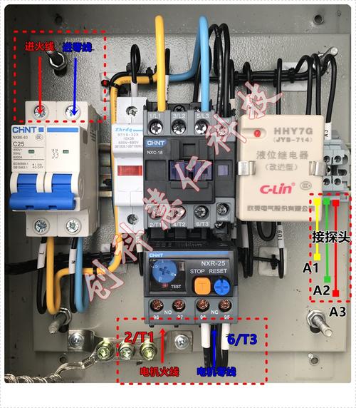 220v水泵浮球接线图解220v压力开关接线图