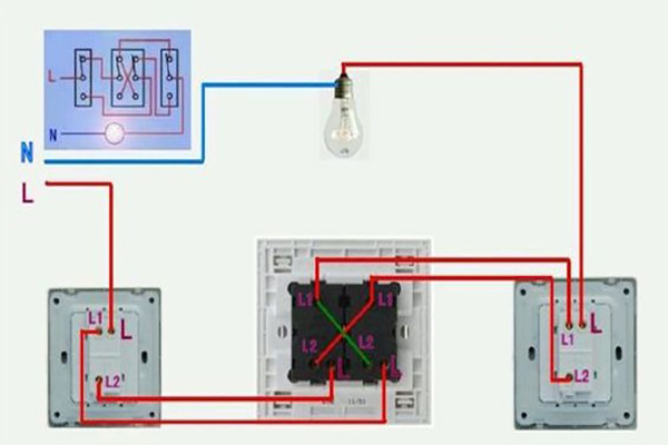 220v灯开关接线方法