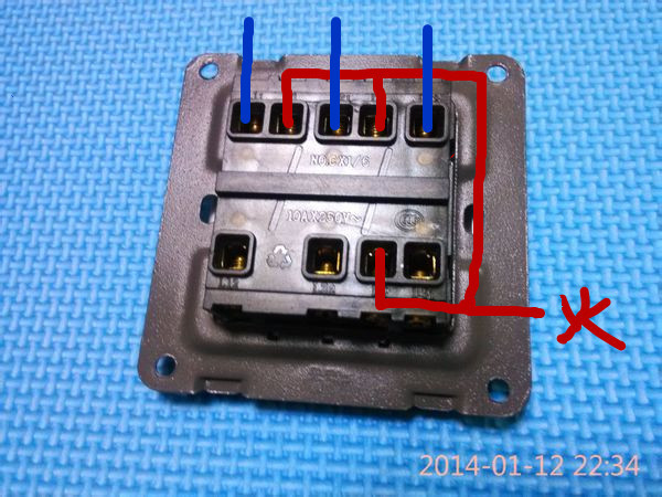 220v灯开关接线方法