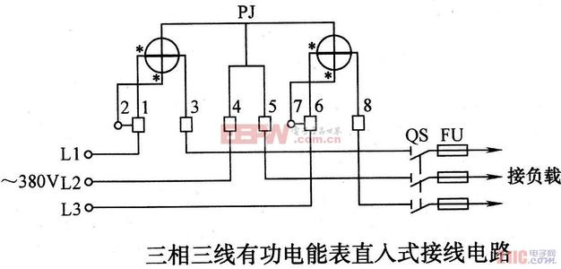 家用220v电表接线图