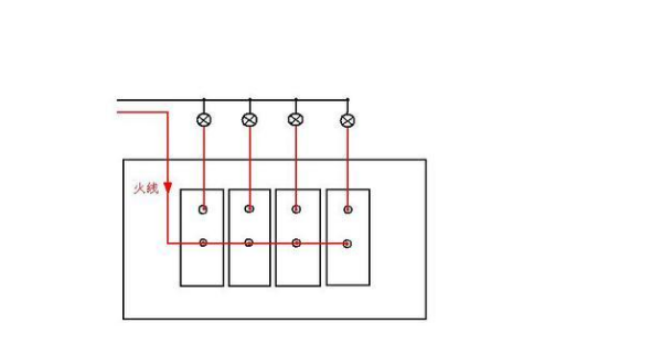 220v灯开关接线方法