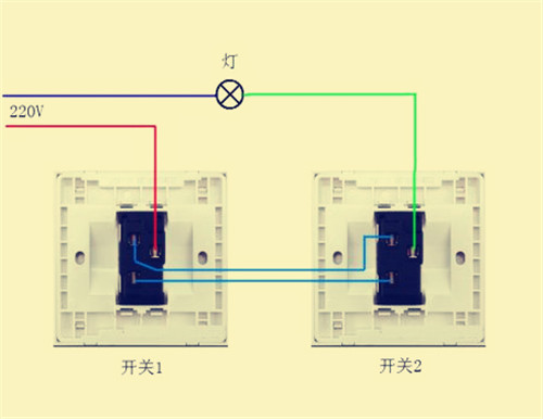 220v灯开关接线方法