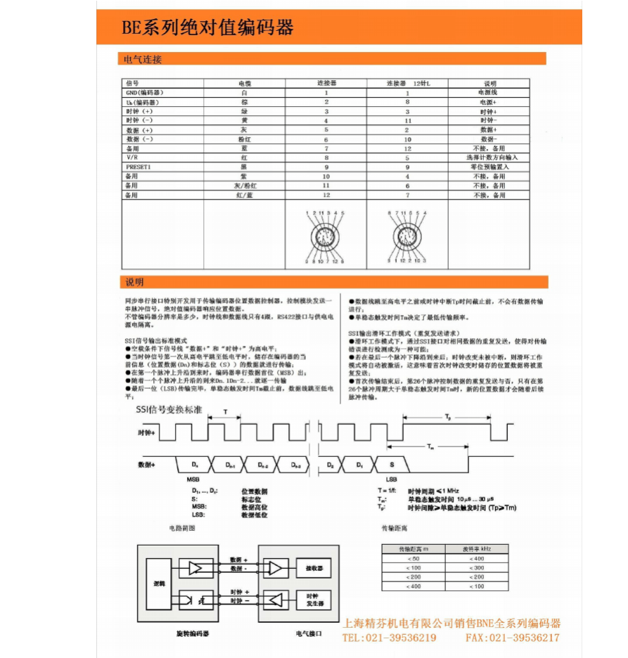 ssi绝对值编码器简介,ssi绝对值编码器选型注意事项,