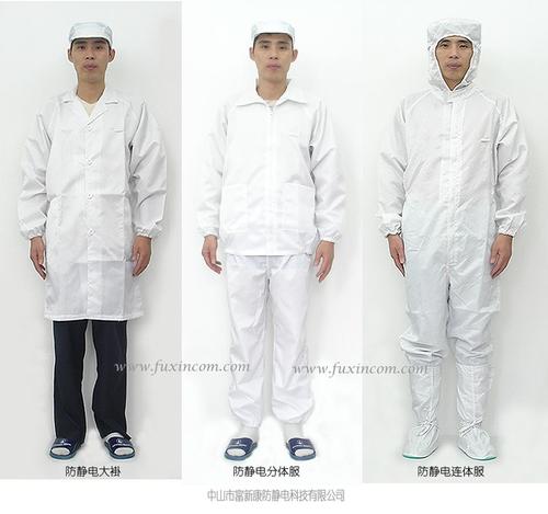 防静电服简介 防静电服采用面料