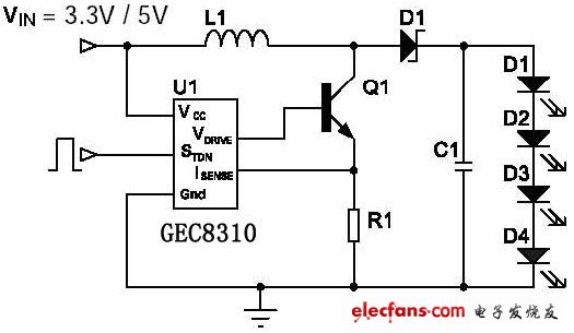GEC8310典型应用电路