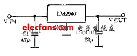 LM2940 2040C典型应用<a href=http://www.diangongwu.com/zhishi/dianlutu/ target=_blank class=infotextkey>电路图</a>