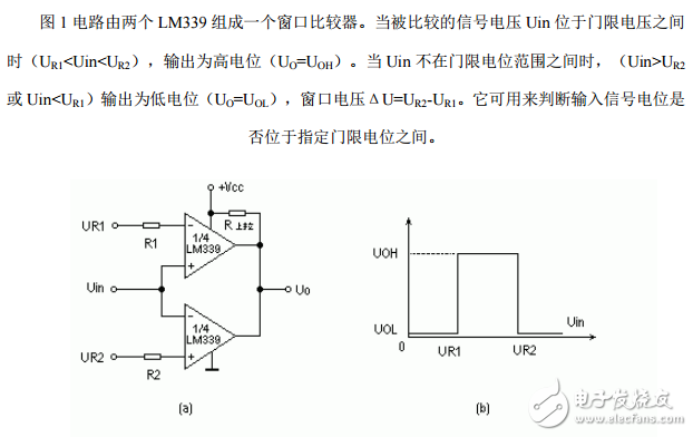 lm393双限比较器电路
