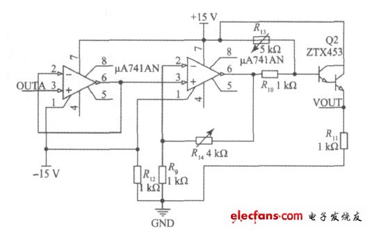图3 电压电流放大电路