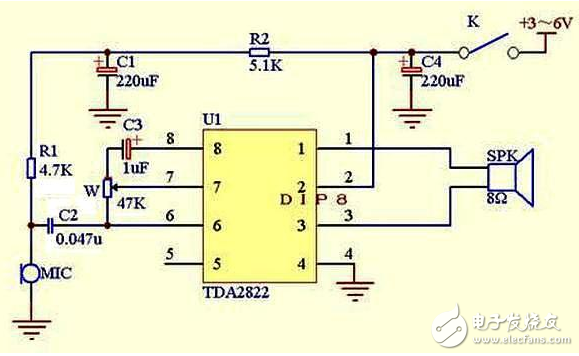 音频放大器电路图大全（LM317/TDA7052/运算放大器电路图详解）
