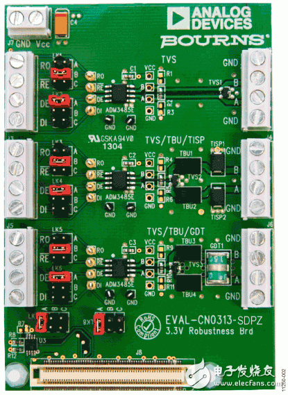 图2. EVAL-CN0313-SDPZ板