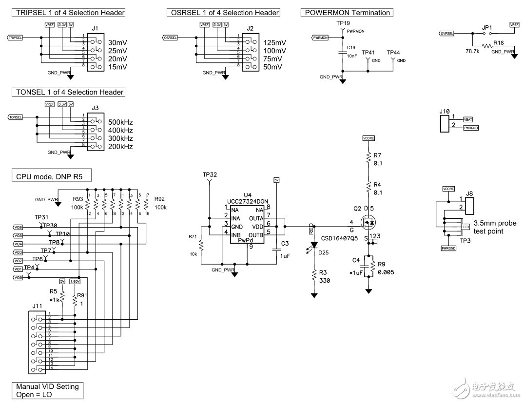Intel IMVP6+ Atom CPU内核电源设计电路图