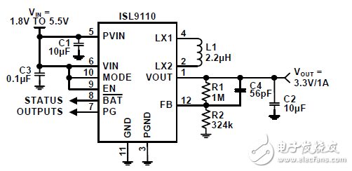 基于ISL911x高度集成升降压电源电路设计 —电路图天天读（53）
