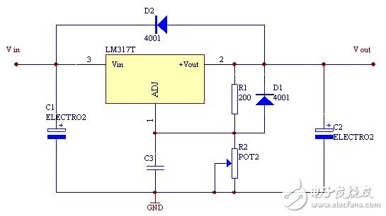 LM317电源应用电路设计组合分析