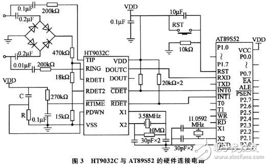 解读HT9032C新型显示器连接器电路