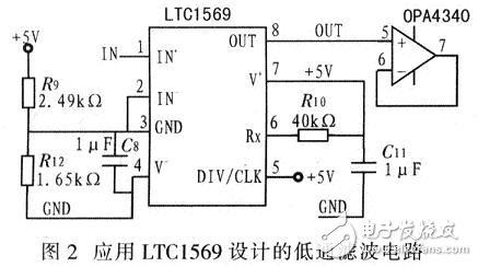 运用LTC1569低通滤波连接器电路设计方案