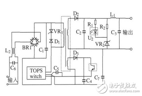 反激式开关电源电路图大全（高频变压器/反激式转换器/双环路反馈系统）