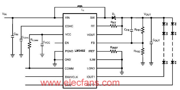 LM3492应用电路