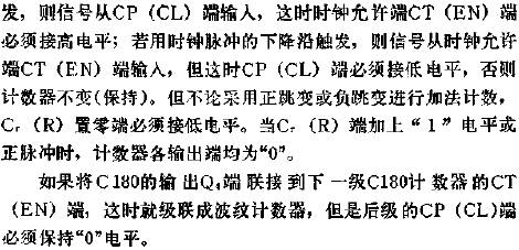 C180 2-10进制同步加法计数器的应用线路图