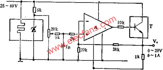 SW399组成的精密功率电源电路图