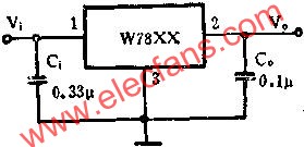 固定标准电压输出应用线路图