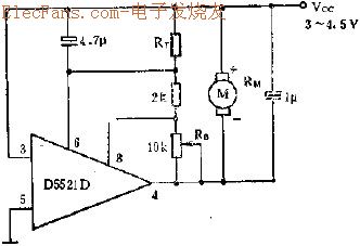 D5521D直流马达稳速电路的应用