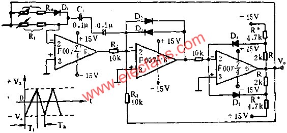 锯齿波发生器电路图