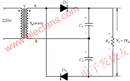 全波倍压电路原理图