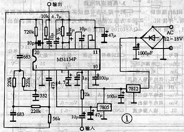 低音炮电路结构电路图