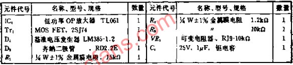 可以获得UA级电流的小电流发生电路