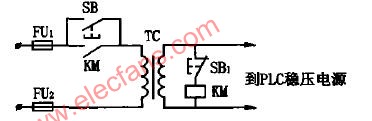 采用隔离变压器供电电路图