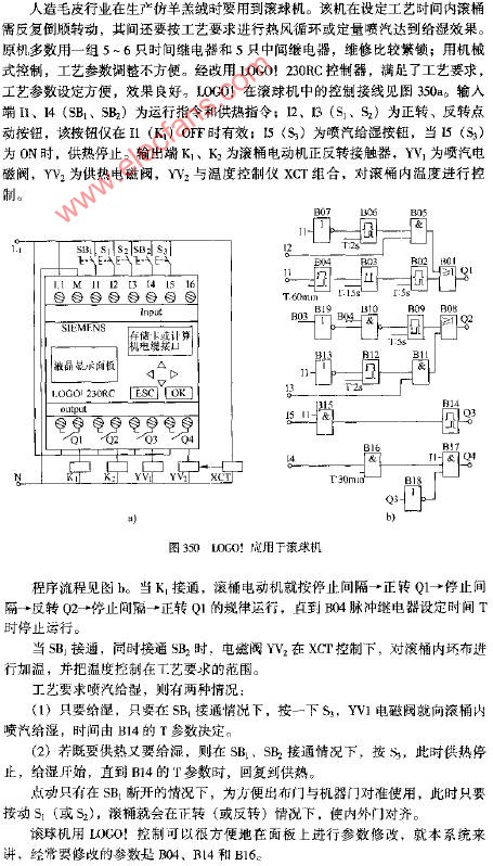 LOGO！应用于滚球机电路图