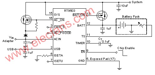 RT9503应用电路及参数资料