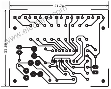 9个LED组成的音频电平表电路, Audio VU mete