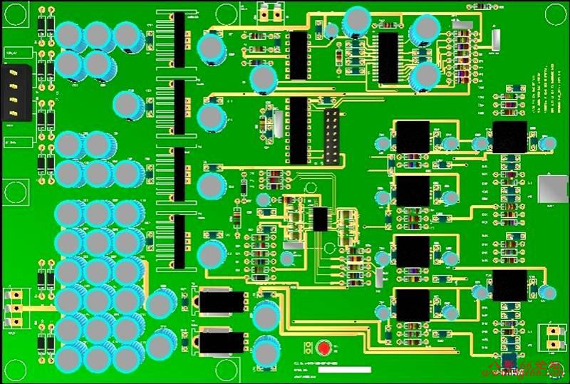 AD1955 DAC运放PCB板电路图