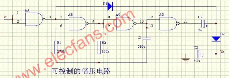 可控倍压电路图