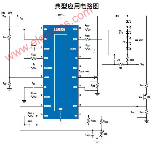 LM3421/LM343/LM3424/LM3429应用电路