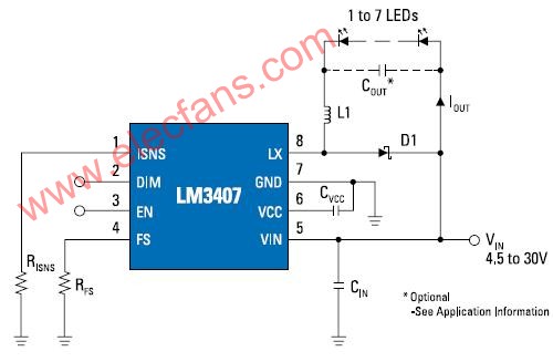 LM3407应用电路