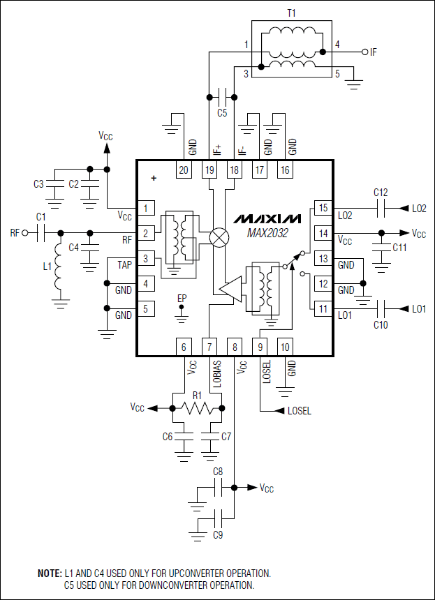 MAX2032应用电路