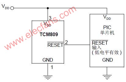 TCM809/TCM810应用电路