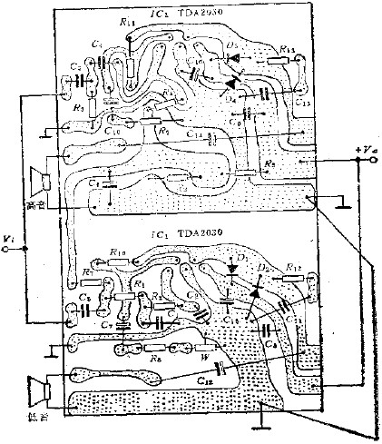 TD2030功放电路图