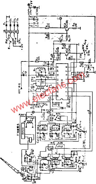 D7640调频/调幅中频放大电路的应用  www.elecfans.com