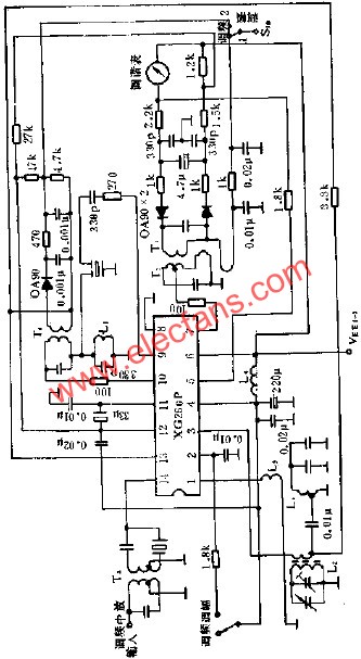 XG260调频/调幅中频放大电路的应用  www.elecfans.com