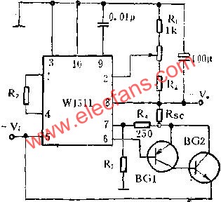 更低电压扩大电流的应用线路图  www.elecfans.com