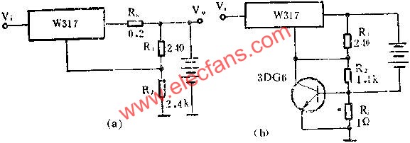 电池充电应用线路图  www.elecfans.com