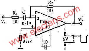 三角波转换成方波电路图  www.elecfans.com