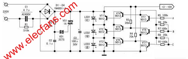 1W大功率发光二极管的实用驱动电源 www.elecfans.com