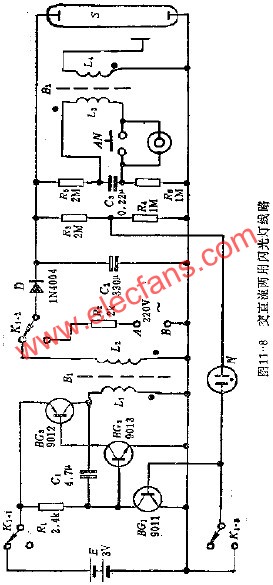 交直流两用闪光灯电路  www.elecfans.com