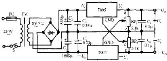 正负压可调输出式稳压电源